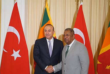 Visit of Turkeys Foreign Affairs Minister to Sri Lanka 2016
