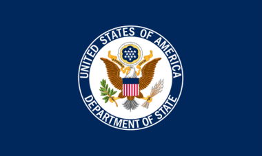 flag of the united states department of state
